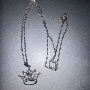 Disney parks crown tiara jewelry necklace